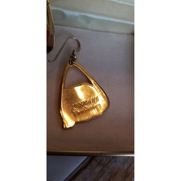 Laurel Burch Tucan Bird Earrings - Picture 2 of 2